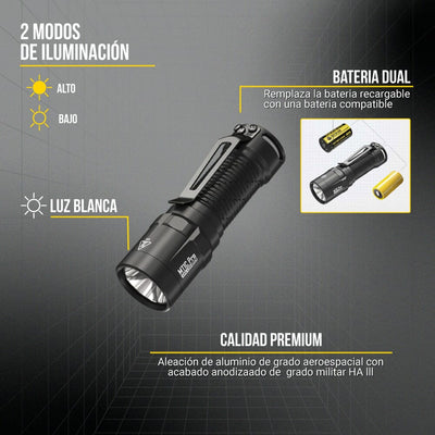 Linterna de Mano MT1C PRO Negra Nitecore Nitecore 