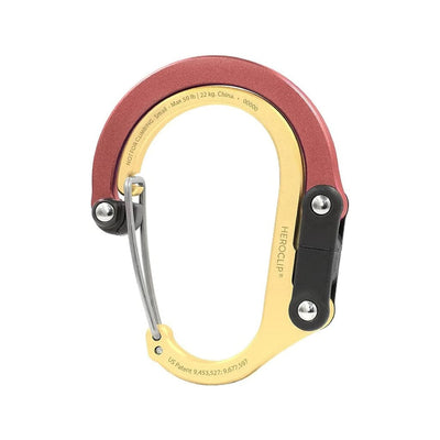 MOSQUETON GIRATORIO HEROCLIP | Chico Dorado Gear Aid Gear Aid Rojo 