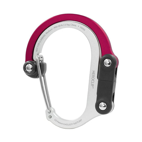 MOSQUETON GIRATORIO HEROCLIP | Mediano Rojo Gear Aid Gear Aid Rojo 