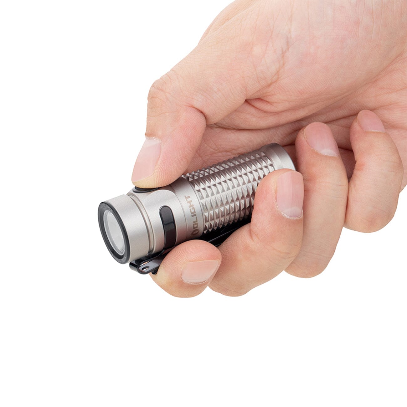Linterna Recargable de Bolsillo BATON 3 Acero Inoxidable Olight Olight 