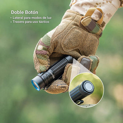 Linterna de Mano Recargable WARRIOR NANO Negra Olight Linterna Olight 