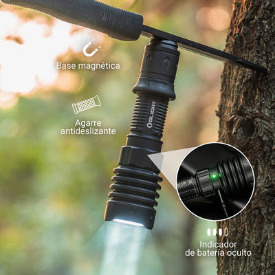 Linterna de Mano Recargable WARRIOR X 4 Negra Olight Linterna Olight 