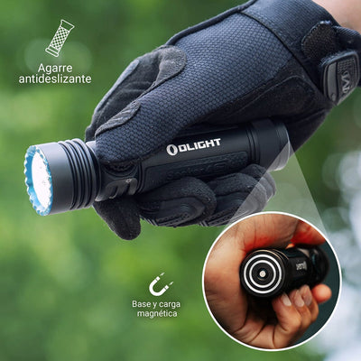Linterna de Mano Recargable SEEKER 4 PRO Negra Olight Linterna Olight 
