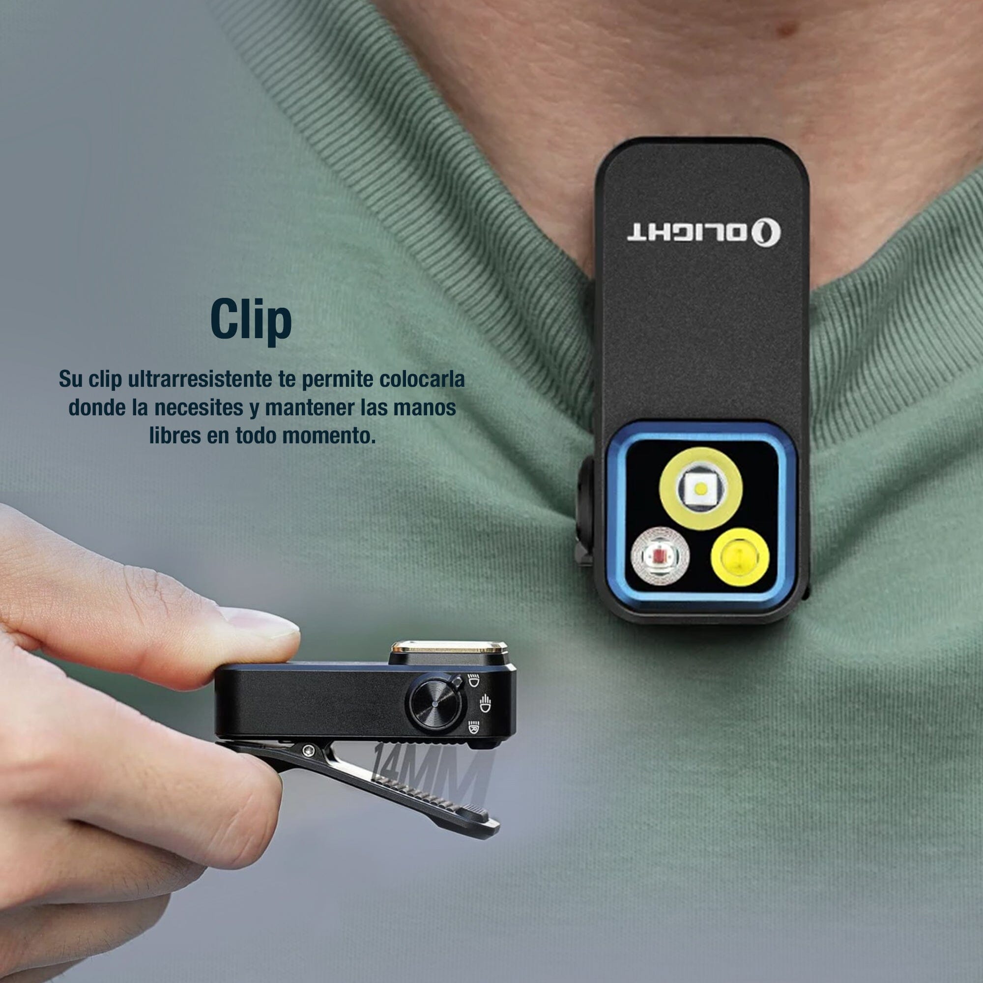 Olight Oclip Pro Linterna Led Recargable Con Clip Magnetica Linterna Olight 