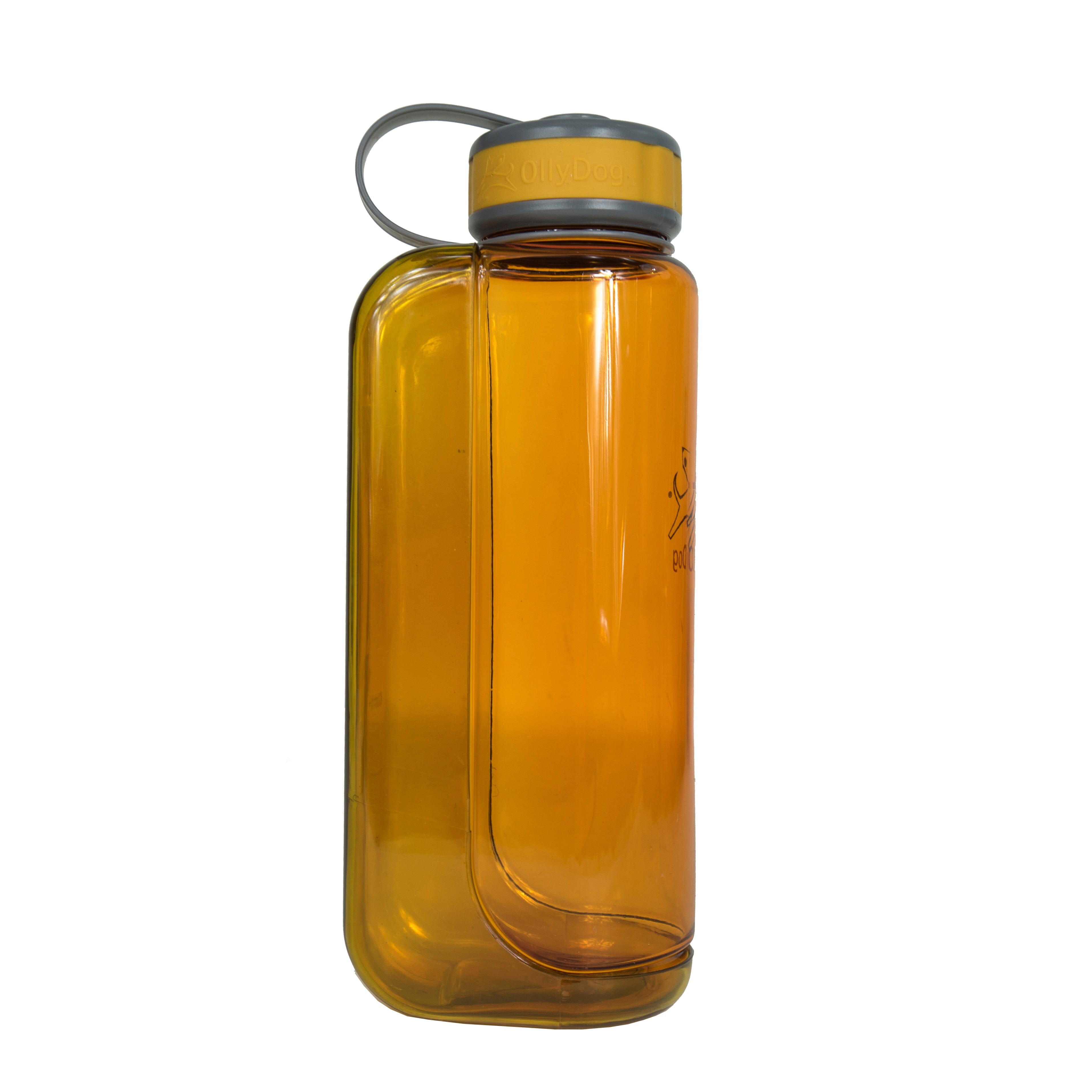 Botella de Agua para Perro 1 lt FLAME Naranja Ollydog Ollydog 