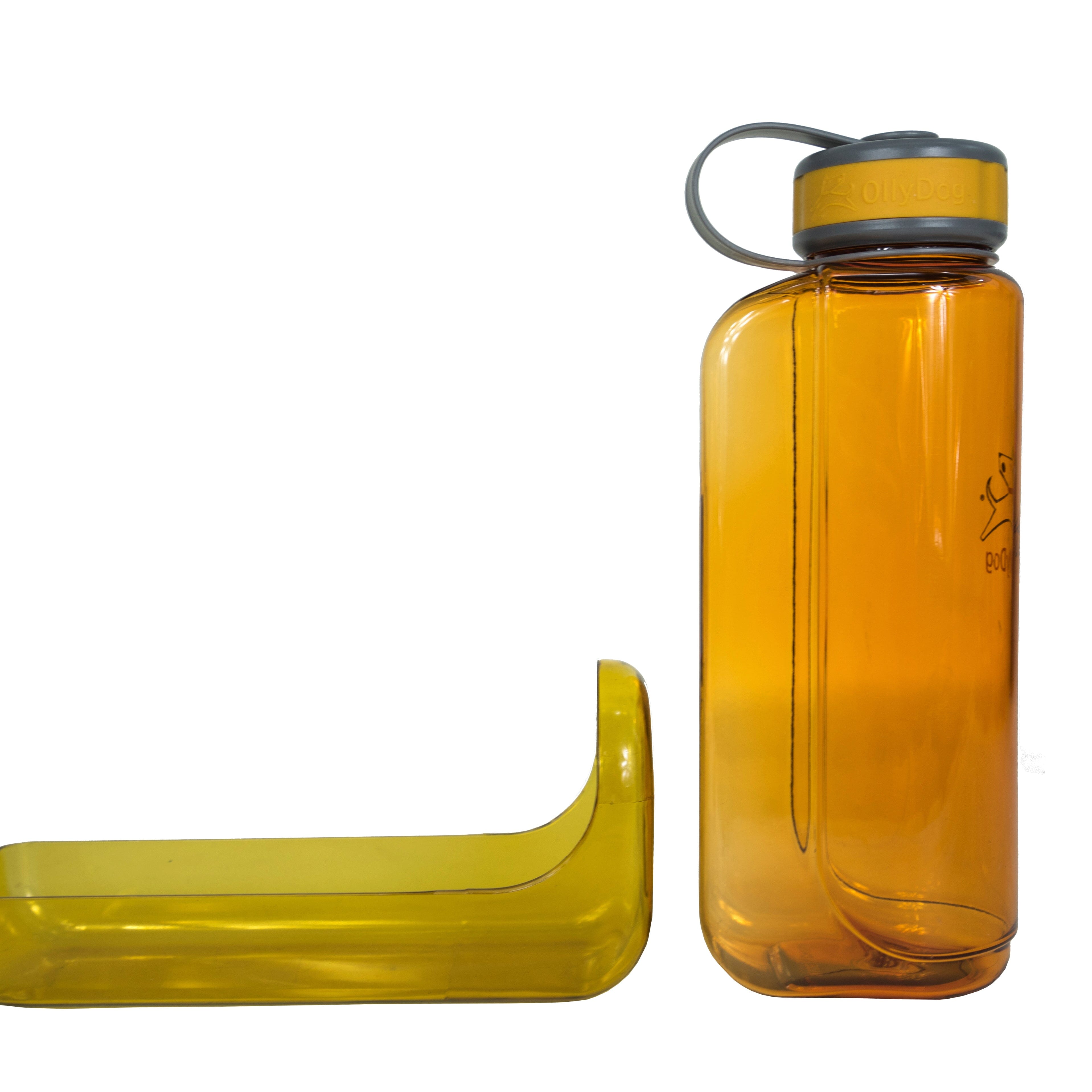 Botella de Agua para Perro 1 lt FLAME Naranja Ollydog Ollydog 