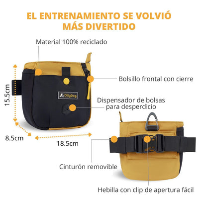 Mochila de Viaje para Perro GOLDEN SPICE Amarillo Ollydog Mochila Ollydog 