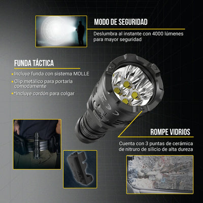 Linterna de Mano P20iX Negra Nitecore Nitecore 