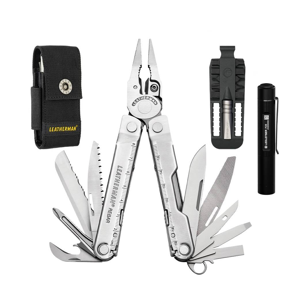 KIT REBAR #1 | Incluye Linterna P2R CORE y Adaptador Leatherman Leatherman 
