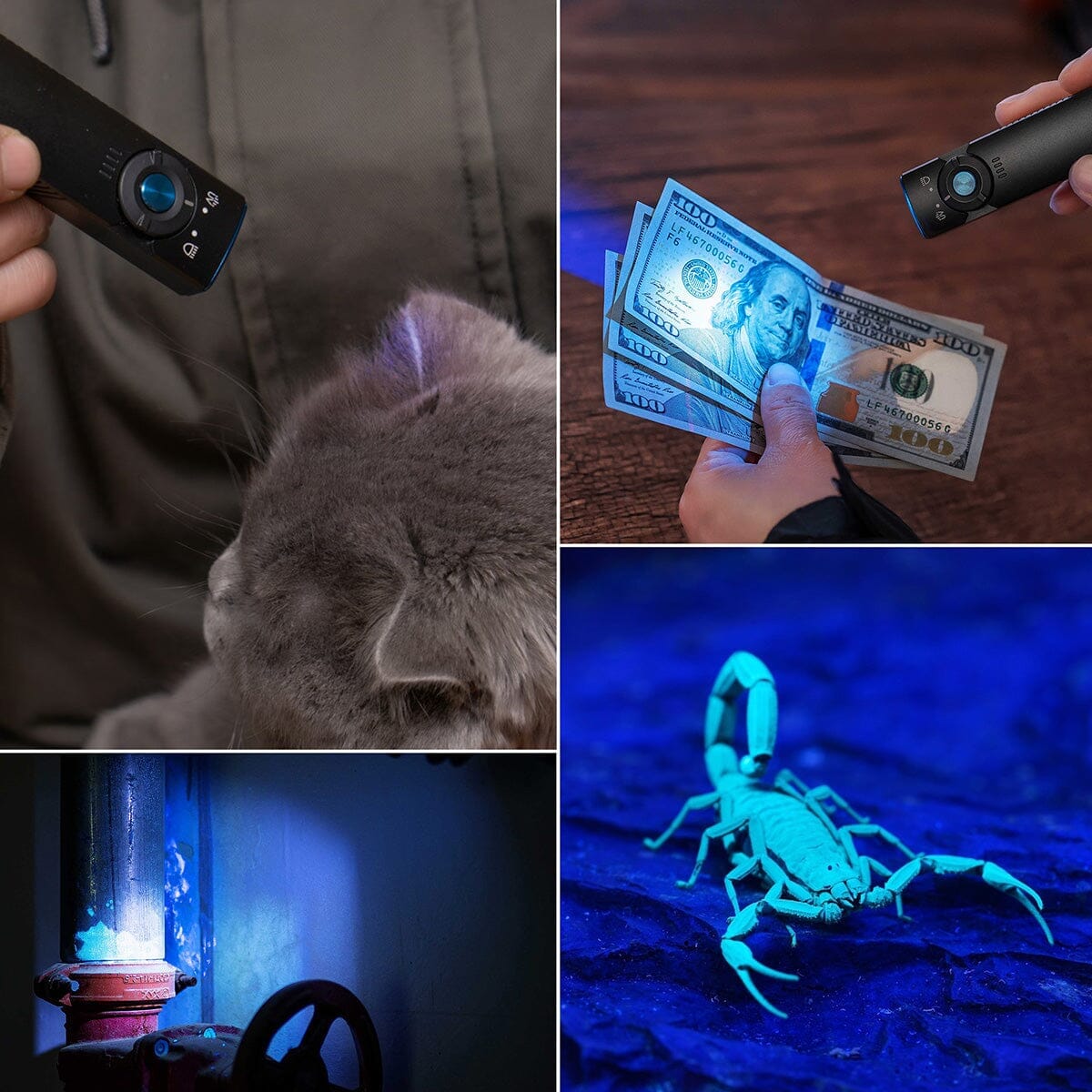Linterna de Mano Recargable ARKFELD UV Negra Olight Linterna Olight 