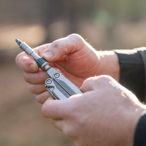 Extensión Para Puntas con Matraca RATCHET DRIVER Plata Leatherman Leatherman 