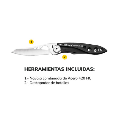 Skeletool KB | Navaja Lisa Leatherman Navaja Leatherman 