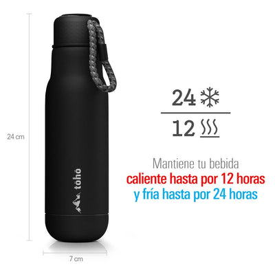 Termo de Acero Inoxidable de 500 ml Negro Toho Outdoor Toho Outdoor 