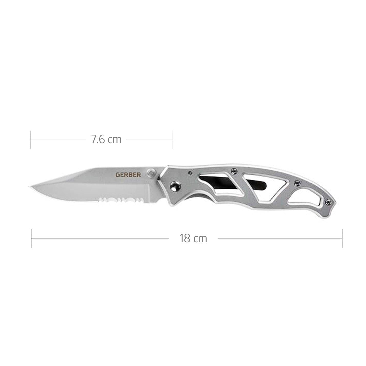 Navaja Combinada PARAFRAME I Plata Gerber Gerber 