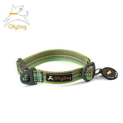 Collar Rústico para Perro PRISM GREEN Chico Verde Ollydog Ollydog Chico Verde 