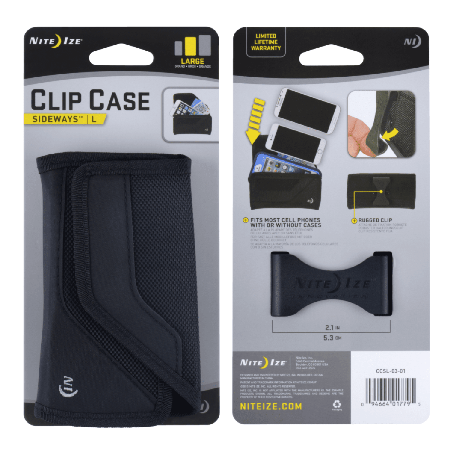 Funda para Celulares Horizontal Negra Nite Ize Nite Ize 