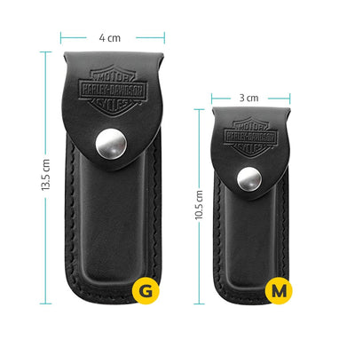 Funda de Piel Genuina Negra Harley Davidson Harley Davidson 