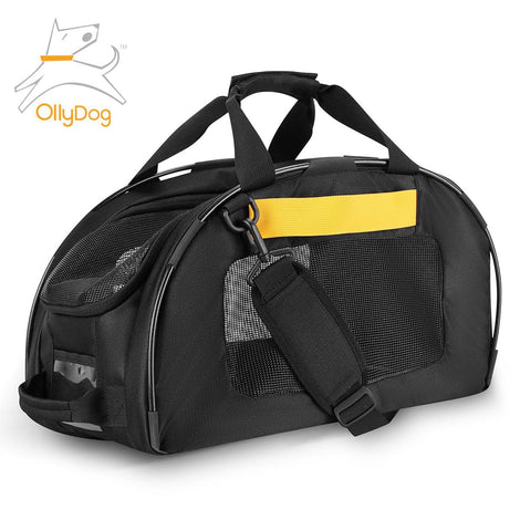 Mochila de Transporte para Mascota RAVEN Negro Ollydog Mochila Ollydog 