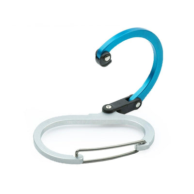 Mosquetón Giratorio Mediano HEROCLIP Azul Gear Aid Gear Aid 