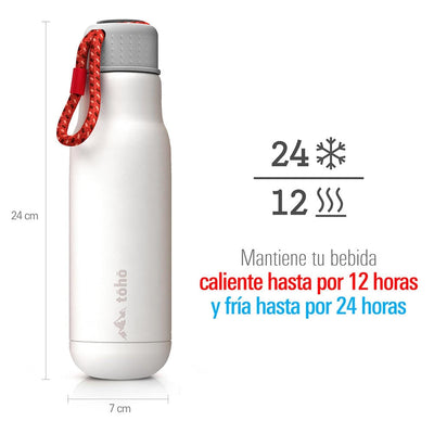 Termo de Acero Inoxidable de 500 ml Blanco Toho Outdoor Toho Outdoor 