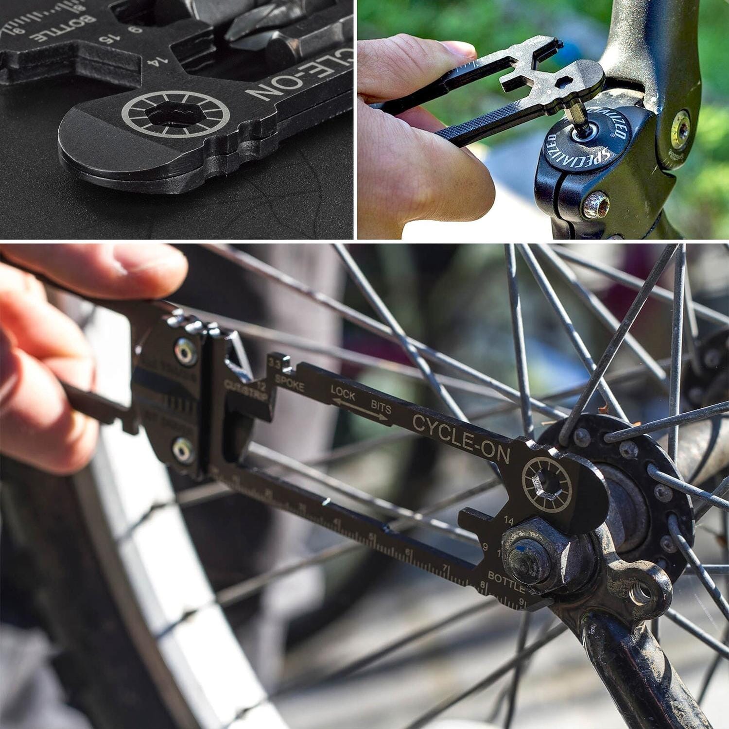 Multiherramienta para Bicicletas 30 en 1 CYCLE-ON Negra True Utility True Utility 
