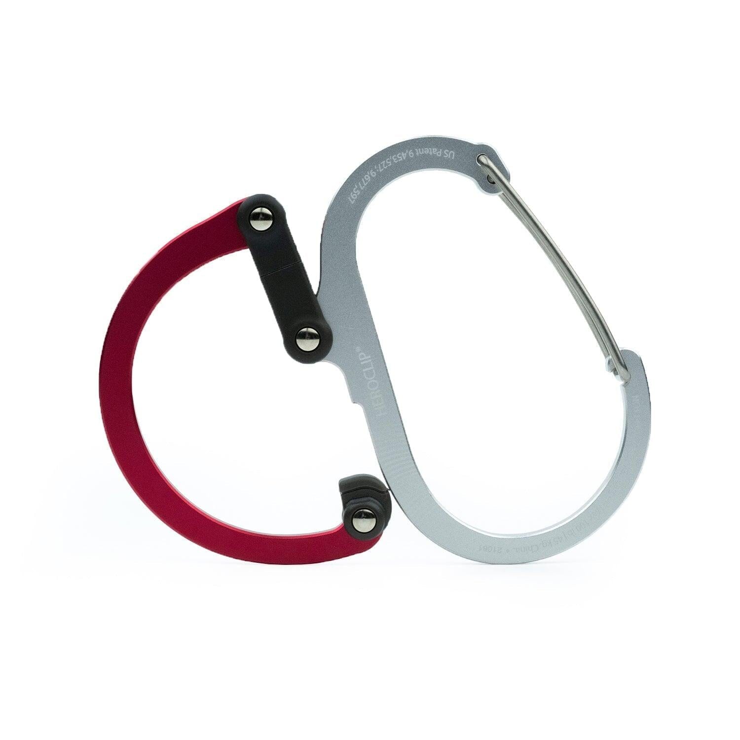 Mosquetón Giratorio Mediano HEROCLIP Rojo Gear Aid Gear Aid 