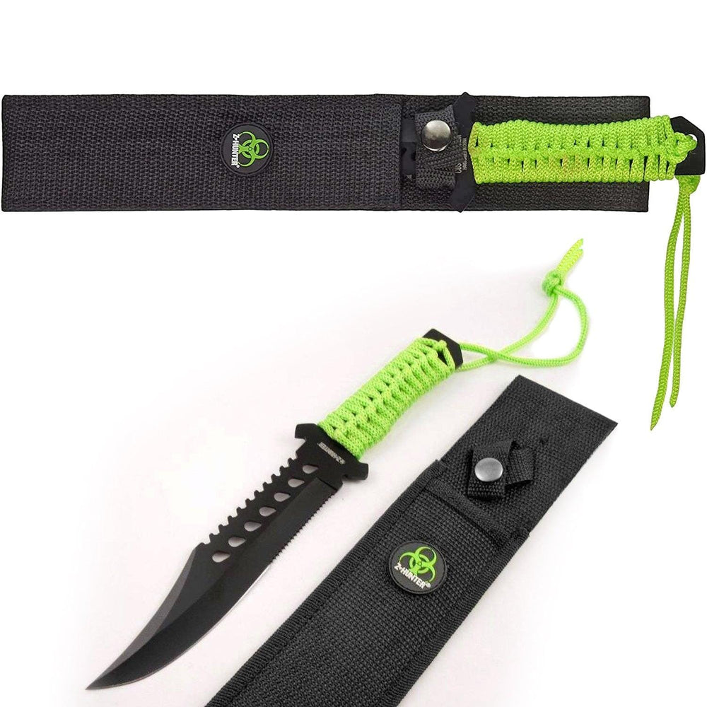 Cuchillo Combinado Táctico Verde Z Hunter Master Cutlery 