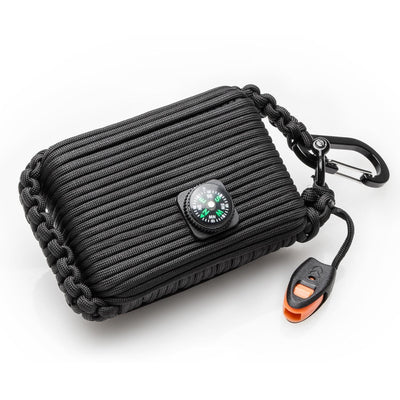 Kit de Supervivencia Negro Paracord Paracord 