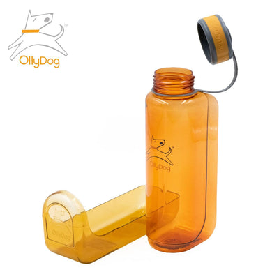 Botella de Agua para Perro 1 lt FLAME Naranja Ollydog Ollydog Naranja 