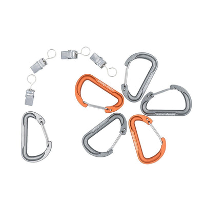 Juego de 6 Mosquetones GEARBINER Multicolor Outdoor Element Outdoor Element 