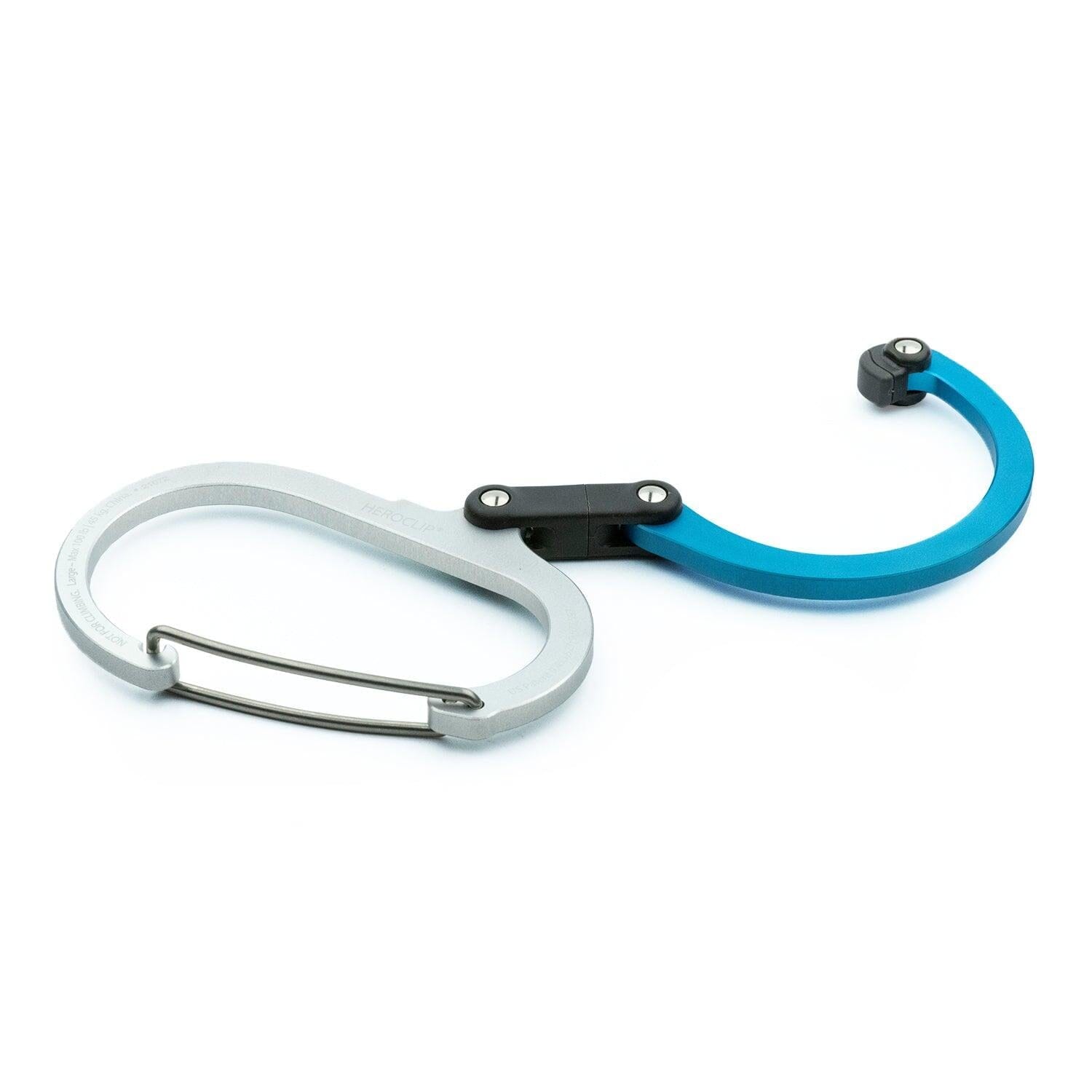 Mosquetón Giratorio Mediano HEROCLIP Azul Gear Aid Gear Aid 