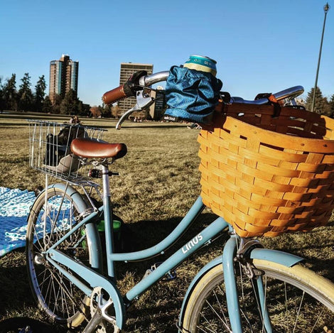 Porta Vasos para Bicicleta Azul Handlestash Handlestash 