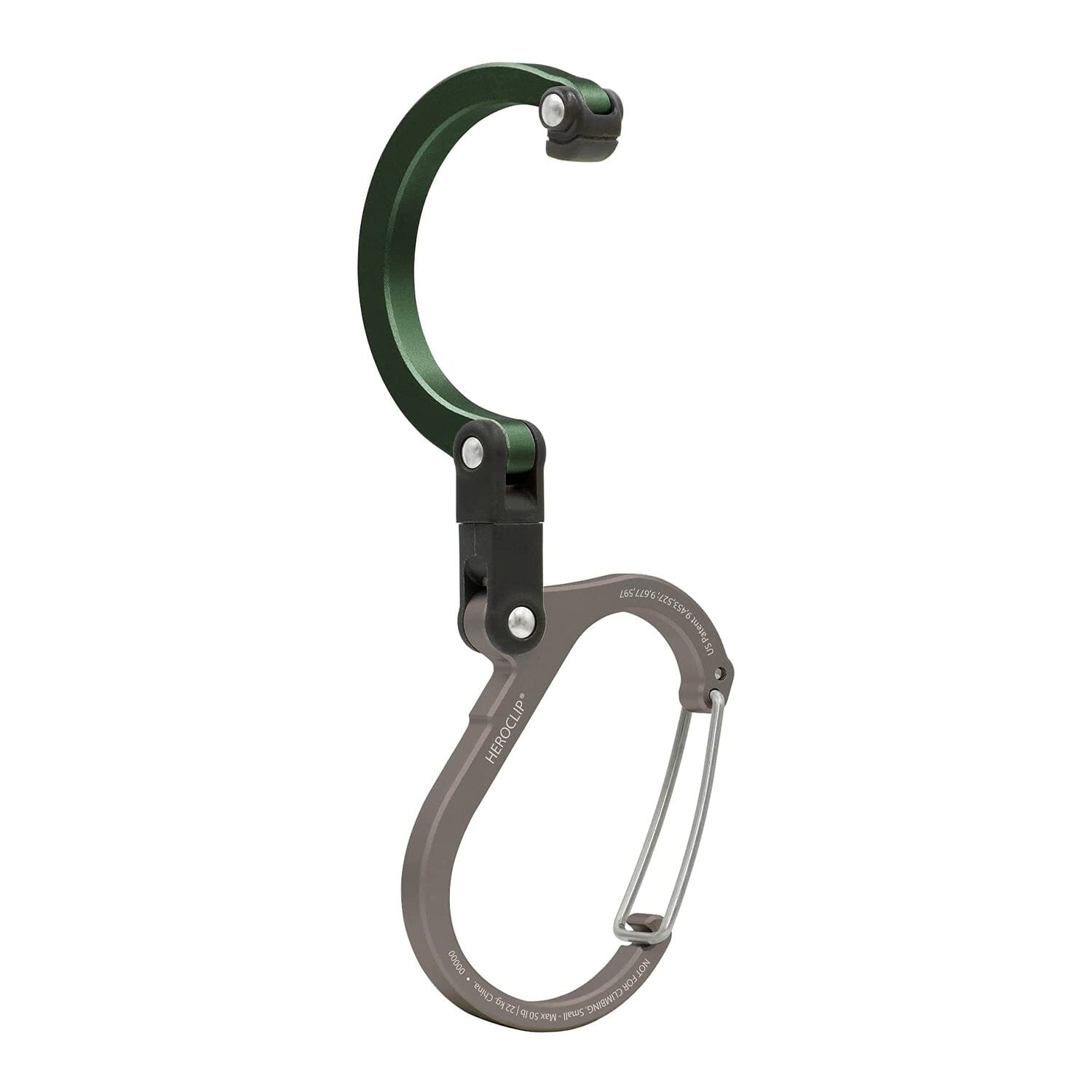 Mosquetón Giratorio Chico HEROCLIP Verde Gear Aid Gear Aid 