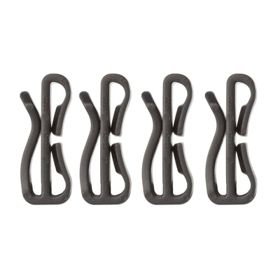 4 CLIPS PARA LINTERNA DE CABAEZA EN CASCO LEDLENSER 