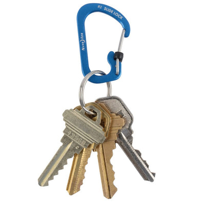 Mosquetón de Aluminio con Seguro SLIDELOCK Azul Nite Ize Nite Ize 
