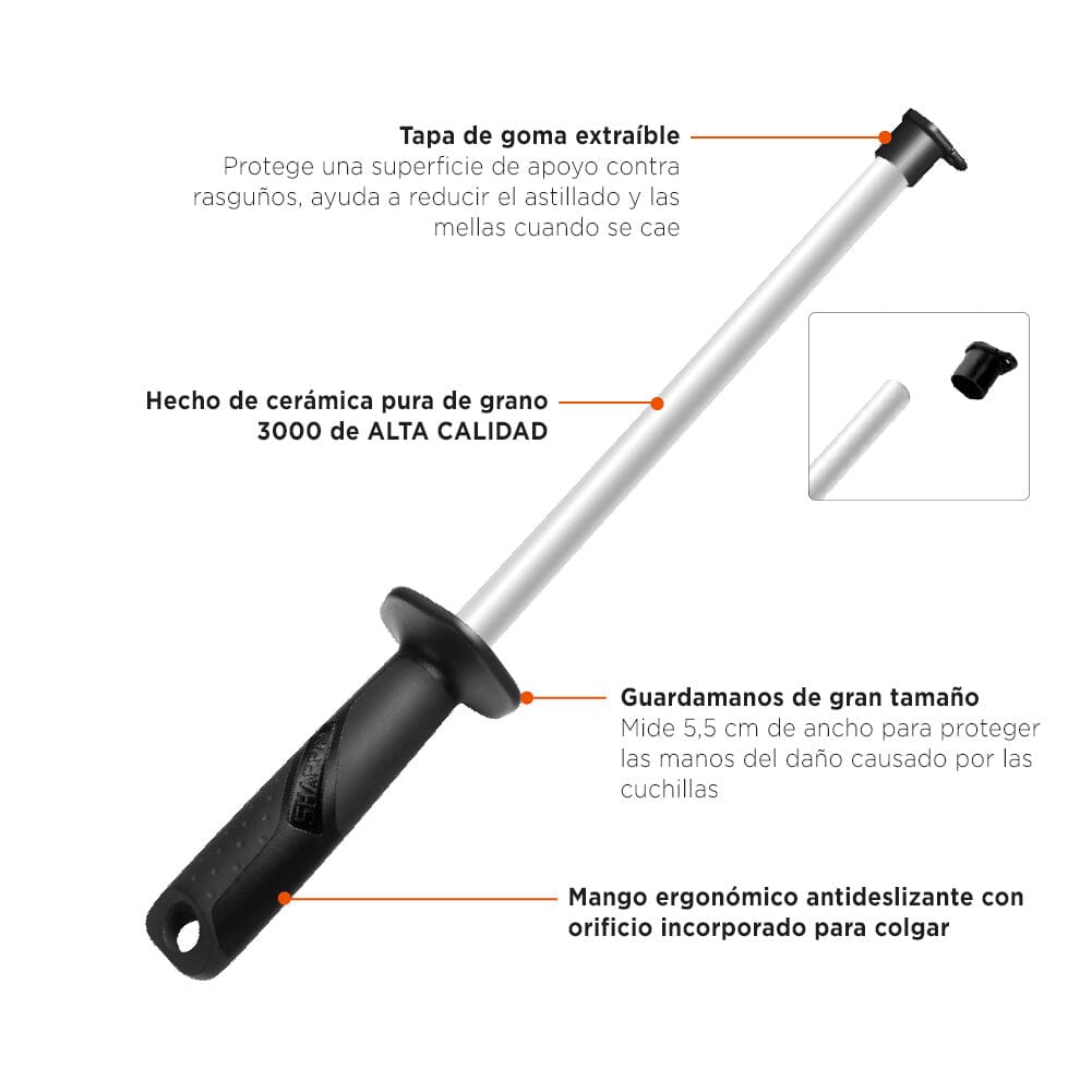 Afilador de Cerámica Blanco Sharpal Afilador Sharpal 