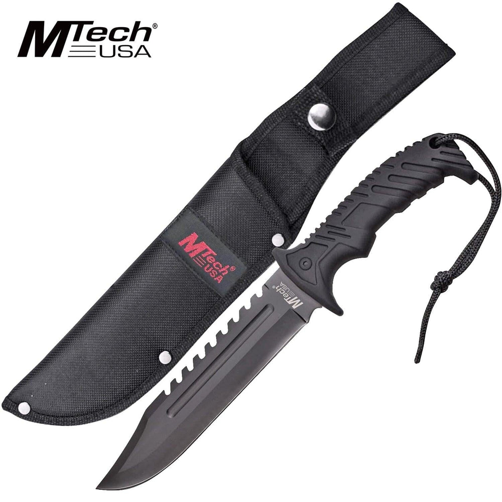 Cuchillo Combinado Negro Mtech USA Master Cutlery 