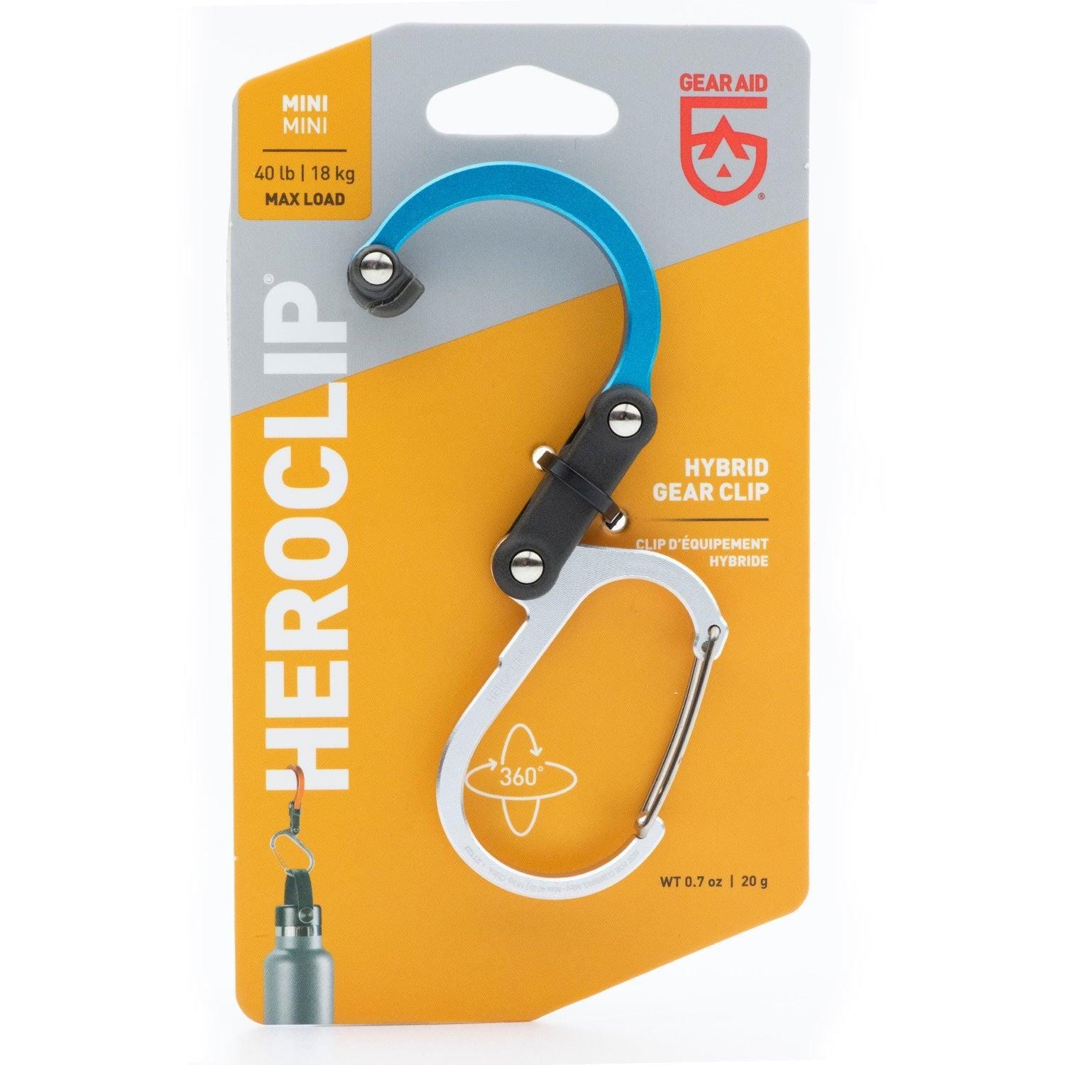 Mosquetón Giratorio Mini HEROCLIP Azul Gear Aid Gear Aid 