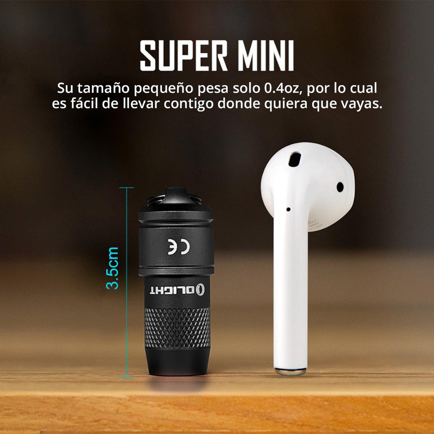 Mini Linterna de Bolsillo IMINI Negra Olight Olight 