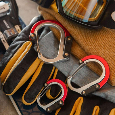 Mosquetón Giratorio Mediano HEROCLIP Rojo Gear Aid Gear Aid 