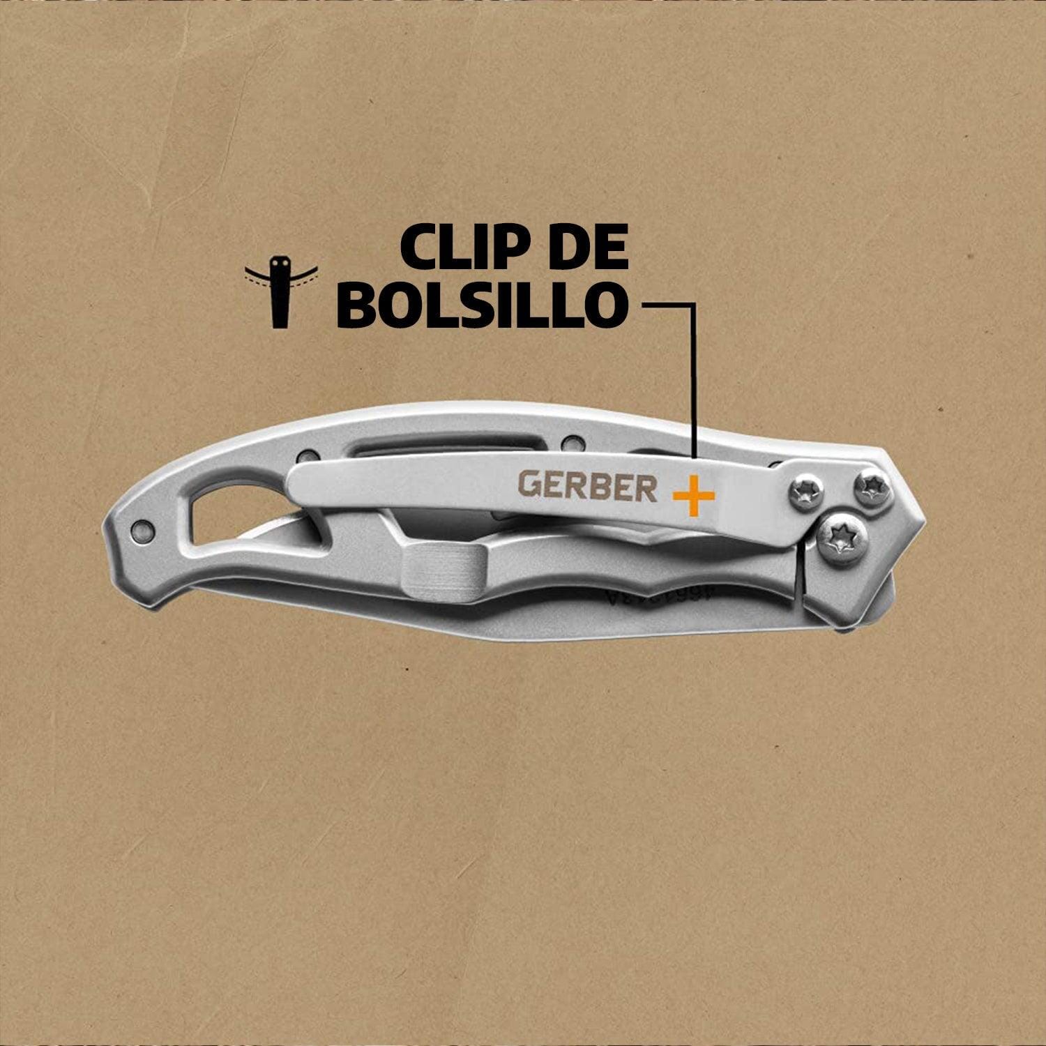 Navaja Combinada PARAFRAME I Plata Gerber Gerber 