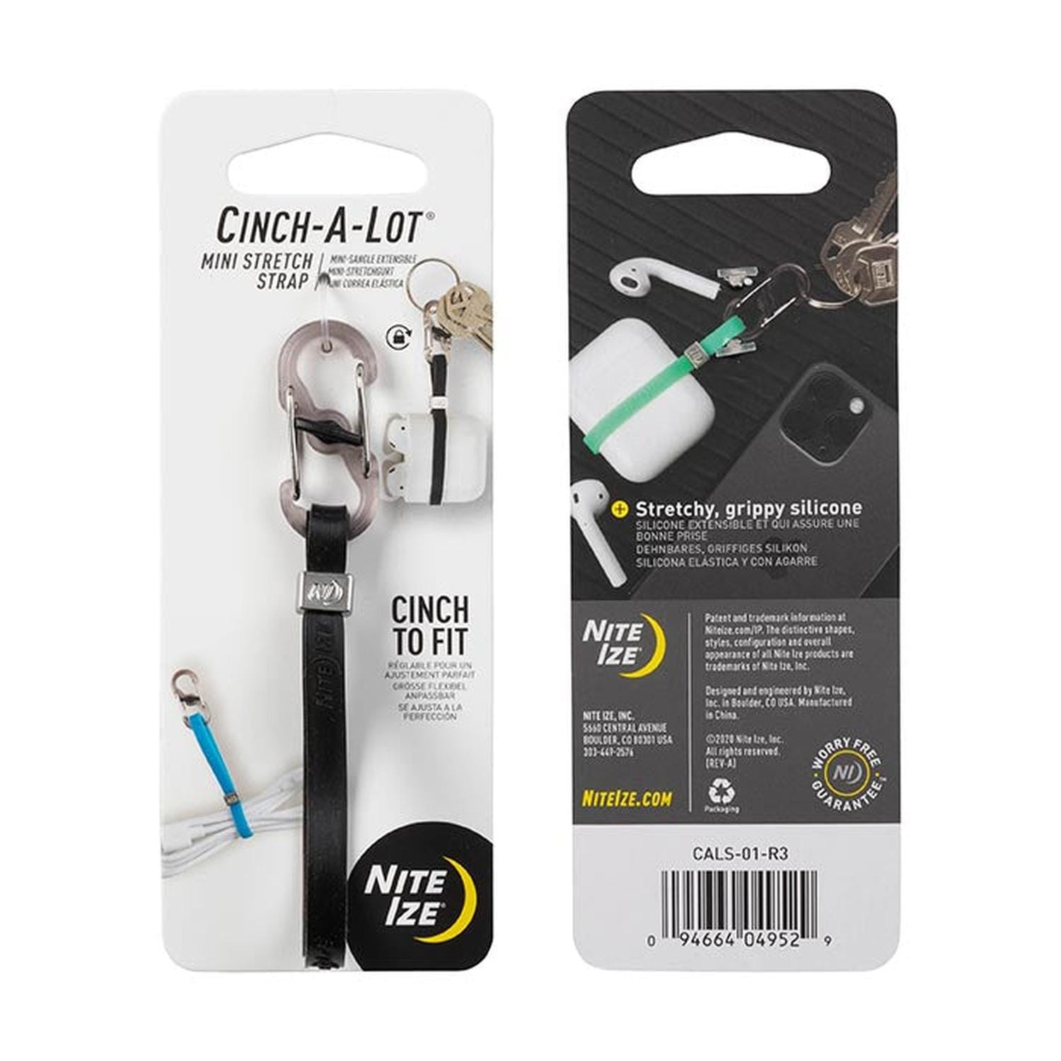 Llavero Ajustable CINCH-A-LOT Negro Nite Ize Nite Ize Negro 