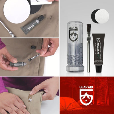 Parches con Kit de Reparación para Neopreno Blanco y Negro Gear Aid Parches Gear Aid 