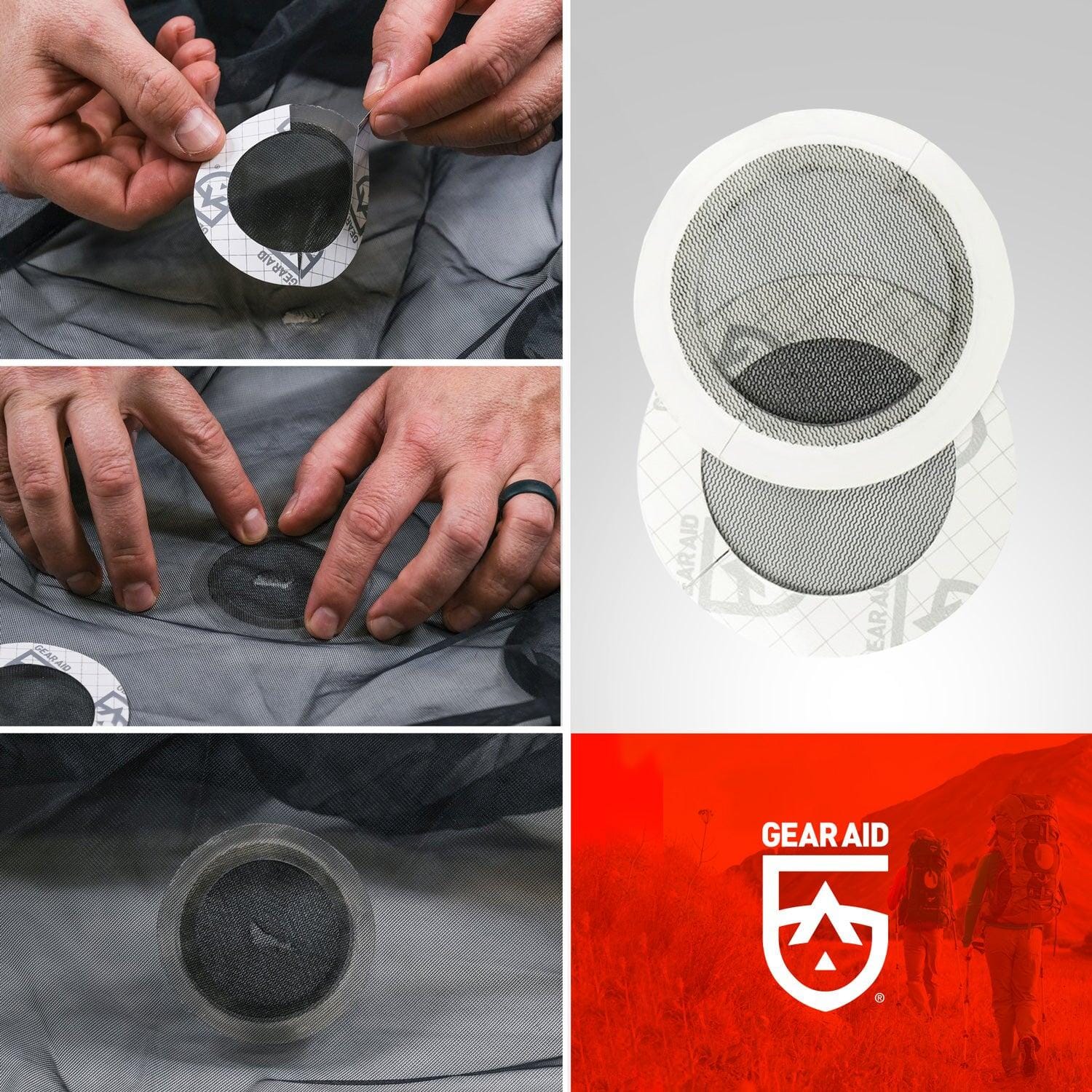 Parche de Malla para Mosquiteros Negro Gear Aid Parches Gear Aid 