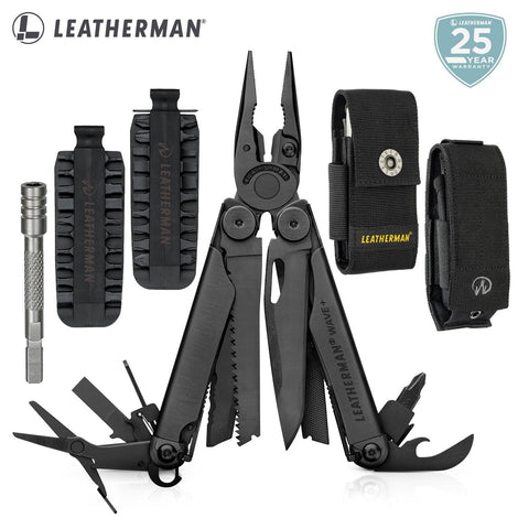 Kit de Multiherramienta con Accesorios WAVE+ Negra Leatherman Leatherman Negro 
