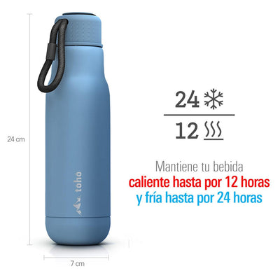 Termo de Acero Inoxidable de 500 ml Azul Cielo Toho Outdoor Toho Outdoor 