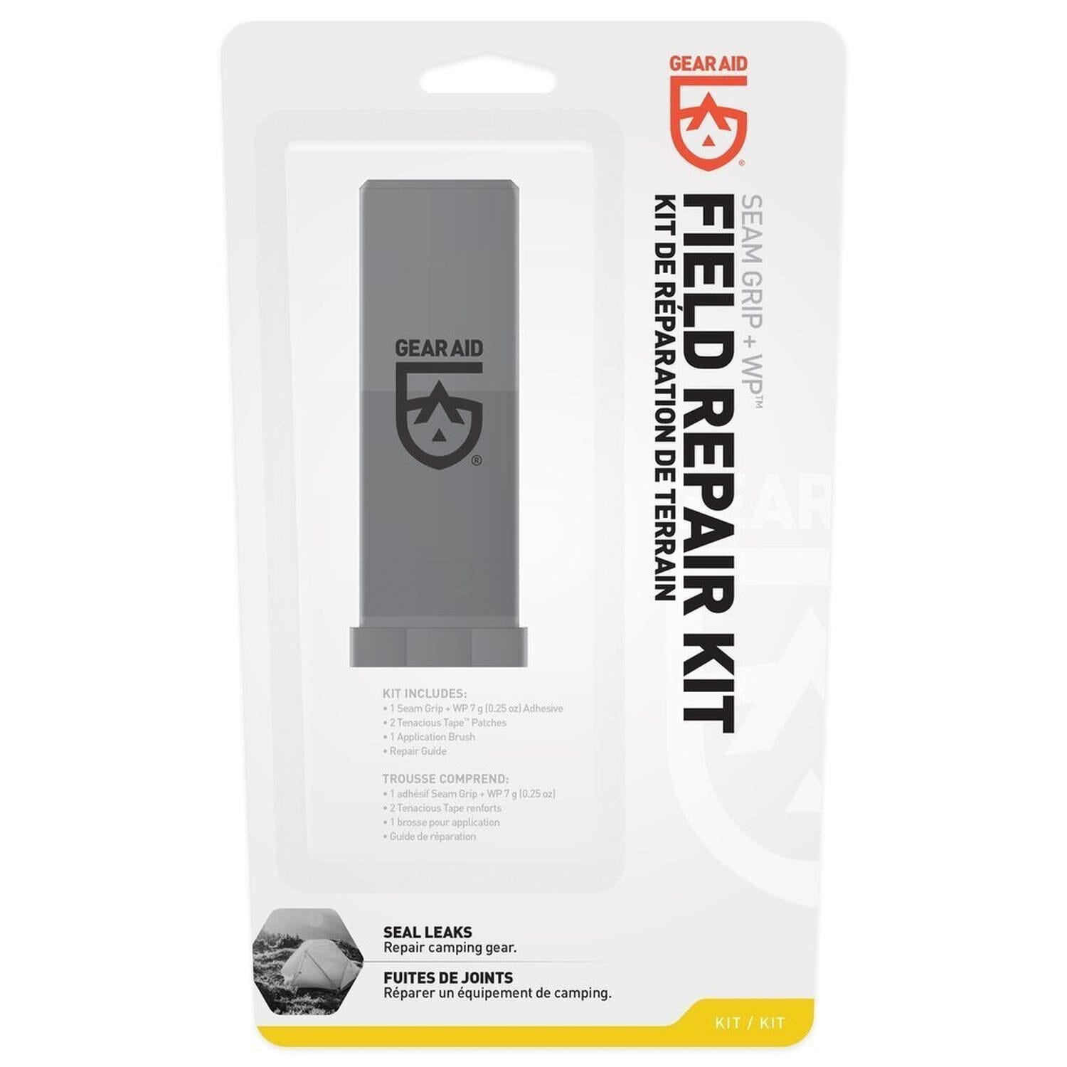 Parches con Kit de Reparación SEAM GRIP WP-K Blanco y Negro Gear Aid Parches Gear Aid 