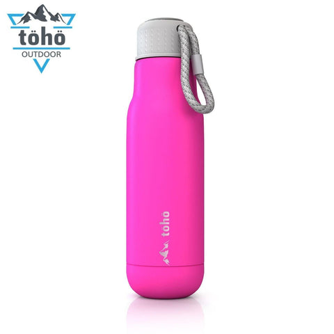 Termo papillero inox 500 ml rosa