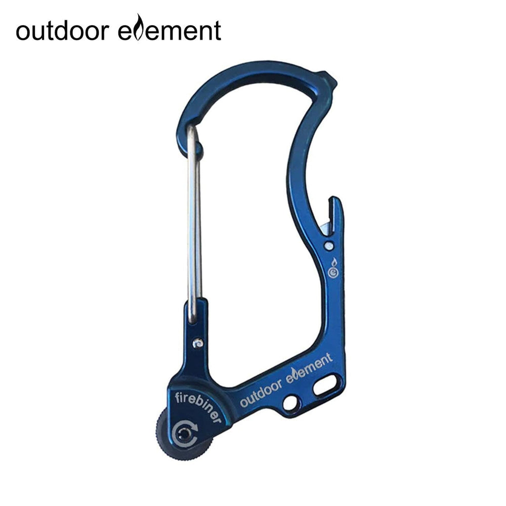 Mosquetón para Supervivencia FIREBINER Azul Outdoor Element Outdoor Element 